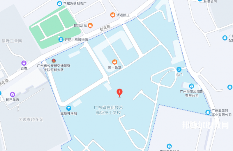 廣東高新技術(shù)高級技工學(xué)校2022年地址在哪里