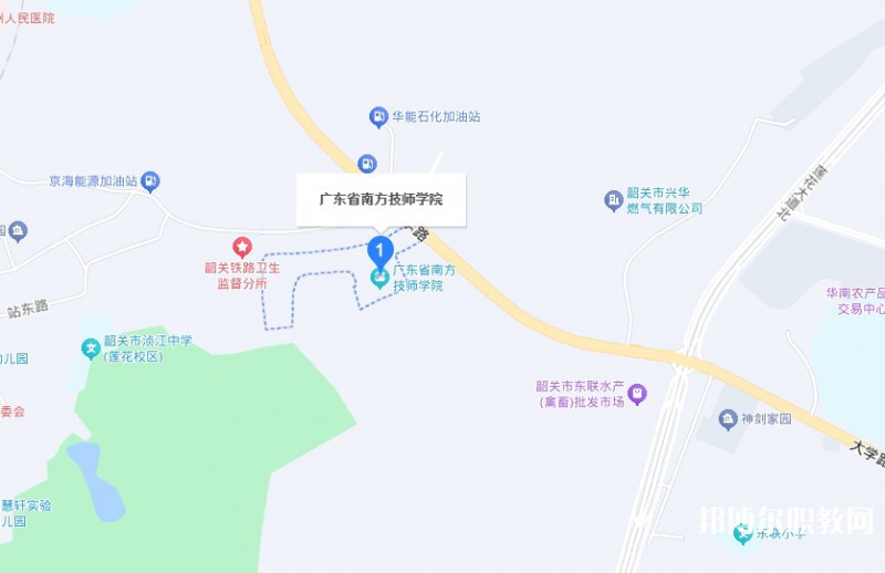 廣東省南方技師學(xué)院地址，乘車路線