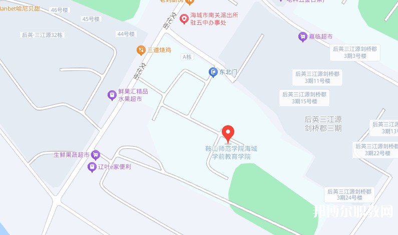 鞍山市廣播電視學(xué)校地址，乘車路線