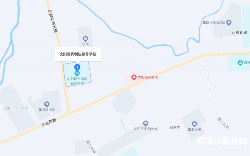 沈陽現(xiàn)代制造服務(wù)學(xué)校地址,乘車路線